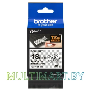 Картридж-лента для термопринтера Brother TZe-SE4 (18 мм, 8 м) картинка 3